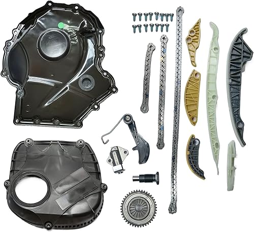 Kit de cadena de distribución del motor EA888 Kit de riel guía del tensor de la cubierta de sincronización para Volkswagen Tiguan Passat Jetta 1.8T
