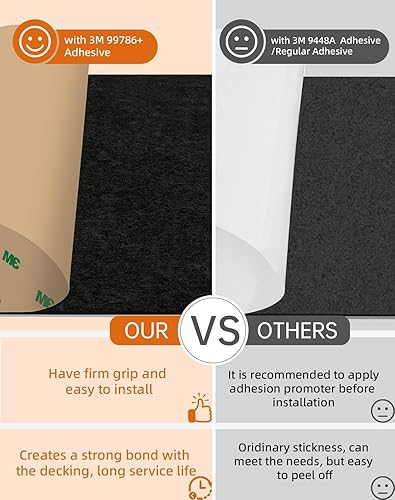 Miniatura 6 de Suelo de lancha de espuma EVA 3M, cubierta de lancha, alfombra marina autoadhesiva, suelo de espuma de barco, alfombra marina, hoja de teca