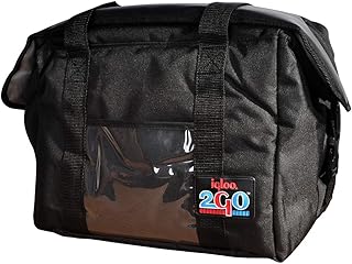 Andoutdoor Igloo Frozen Bez Buzluk 30 Litre Soğutucu Çanta, 12 Saat Muhafaza Ömrü, Siyah