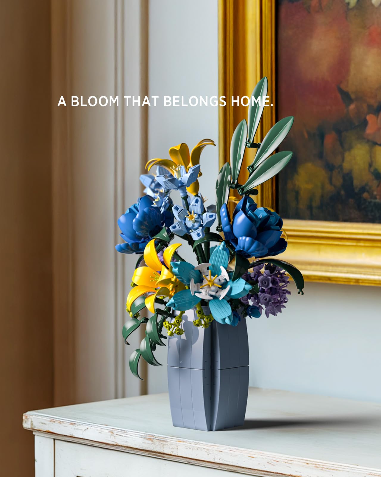 Nifeliz Wildflower Bouquet with Vase Model Toy - Image 2