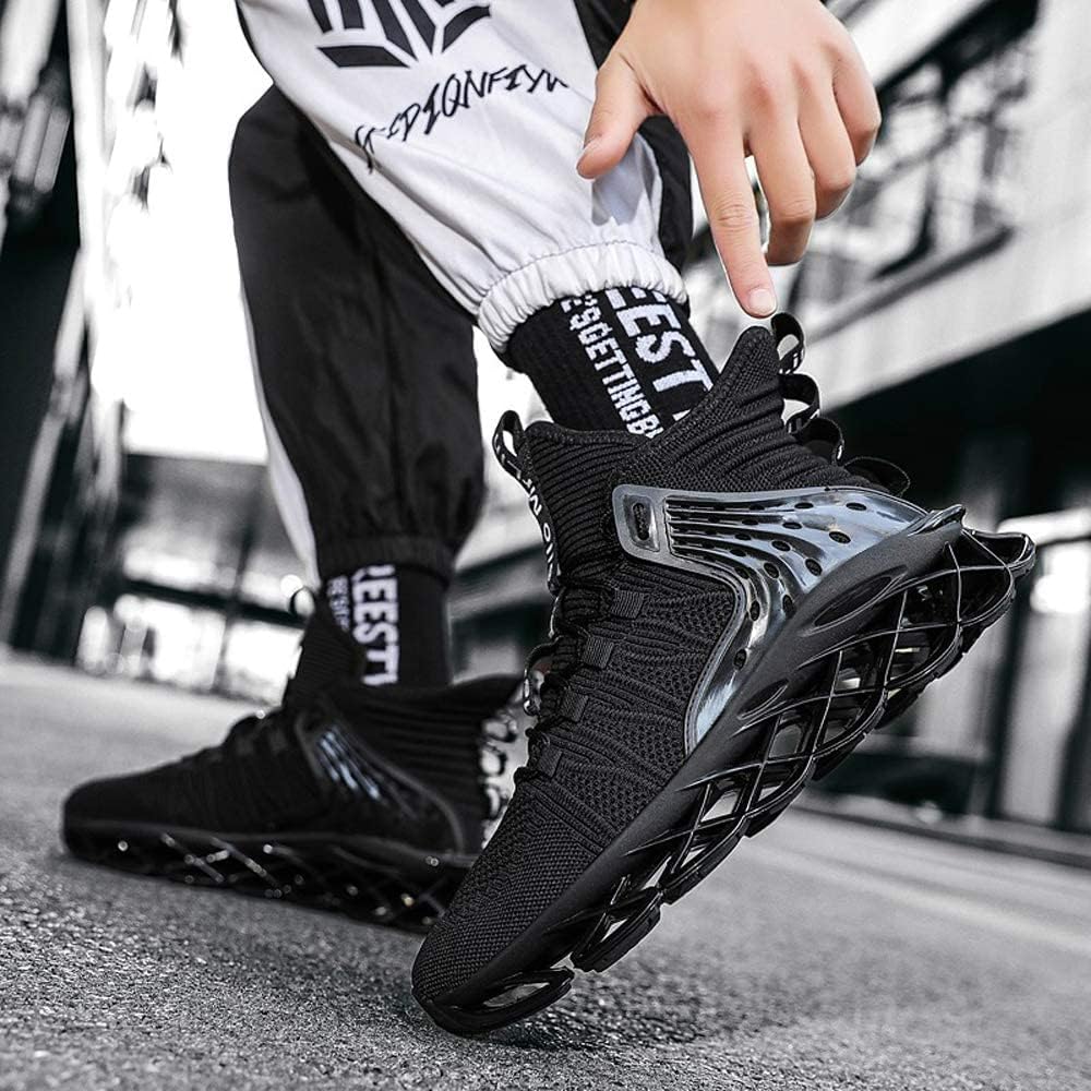 Hello MrLin Herren-Laufschuhe, rutschfest, athletisch, Tennis, Walking, Sneaker, Hip-Hop