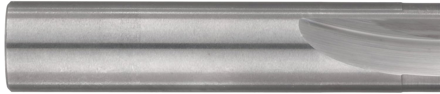 Chicago Latrobe - 78596 769 Solid Carbide Short Length Drill Bit, Uncoated (Bright) Finish, Round Shank, Straight Flute, 140 Degree Converntional Point, 3/16" Size