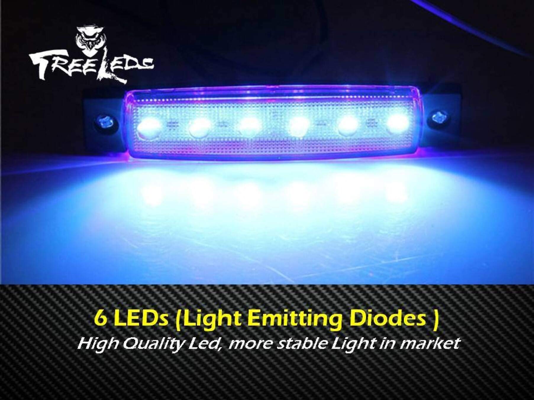 Tree Leds Interior Boat Light Marine Strip Utility LED Deck Lights for