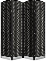 Vista 20 de Divisor de habitación de 8 paneles, pantalla de privacidad plegable de 6 pies, divisor de pared de panel plegable extra ancho con divisor de pared