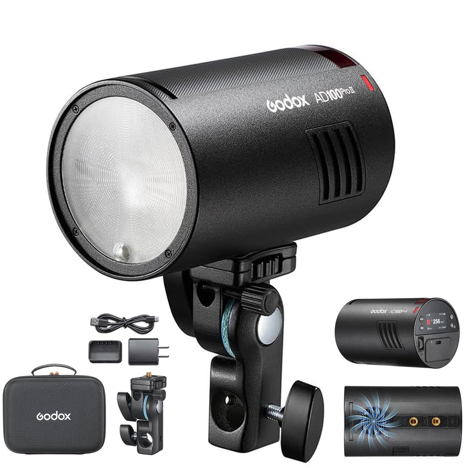 Amazon | Godox AD100Pro II AD100PROII フラッシュ 100Ws ストロボ