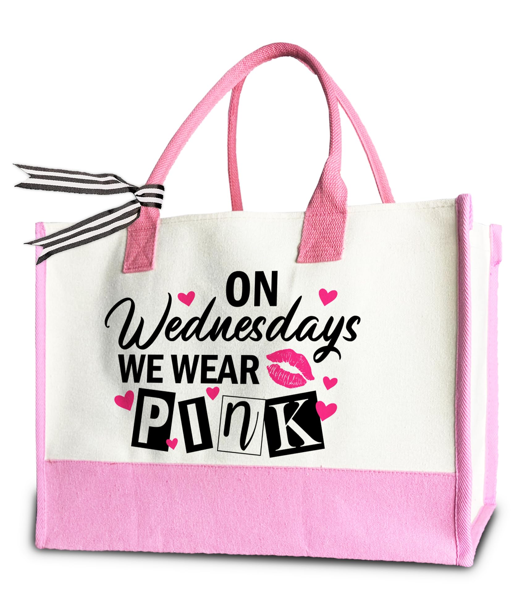 Aesthetic Canvas Tote Bag for Women Girls, Large Tote Bag for Friends Colleagues Leader Manager, 17 x 11.8 x 7 inches