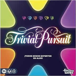 Trivial Pursuit Brettspiel (2026) | Aktualisierte Funktionen, Zusammenarbeit und Teamoptionen | lustige allgemeine Kulturspiele | 1 bis 6 Spieler oder mehr | 45 Minuten - spanische Version