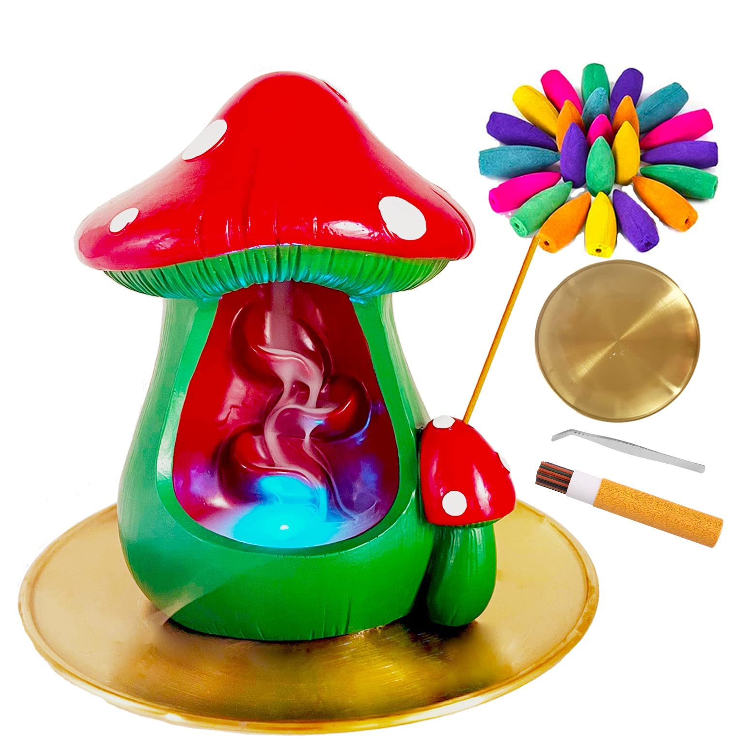 Zvaiuk Mushroom Backflow Incense Burner