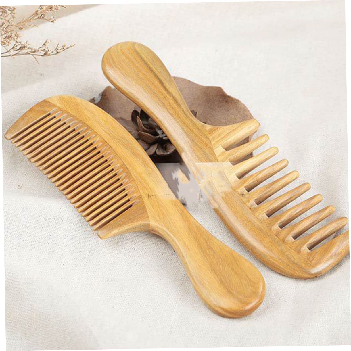 FRCOLOR 3stücke Breitzinkiger Sandelholz Haarkamm Anti-statik Holz Haarschneidekamm Für Damen Und Herren Für Besondere Anlässe Ergonomisches Design Für Einfachen Halt