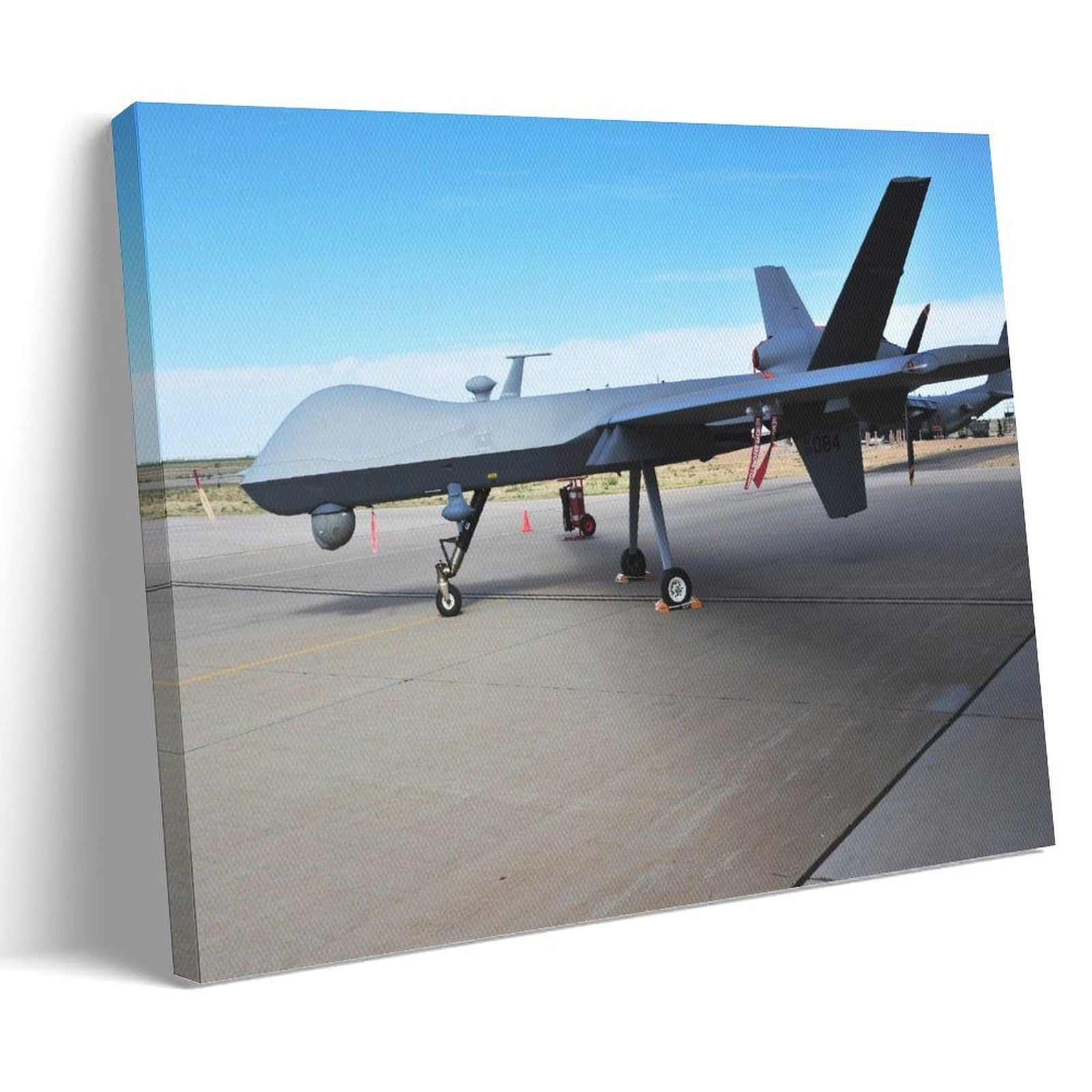The 33rd Special Operations Squadron MQ-9 Reaper Drone, Military Poster 24x36inch(60x90cm) Frame-style