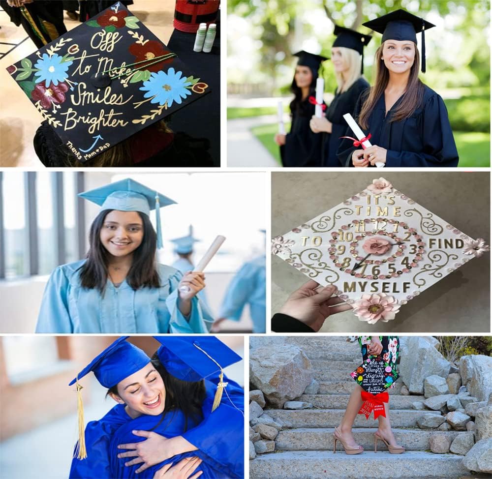 MyGradDay Unisex Adult Matte Graduation Cap with 2026 Tassel Year Charm for High School & Bachelor image 5