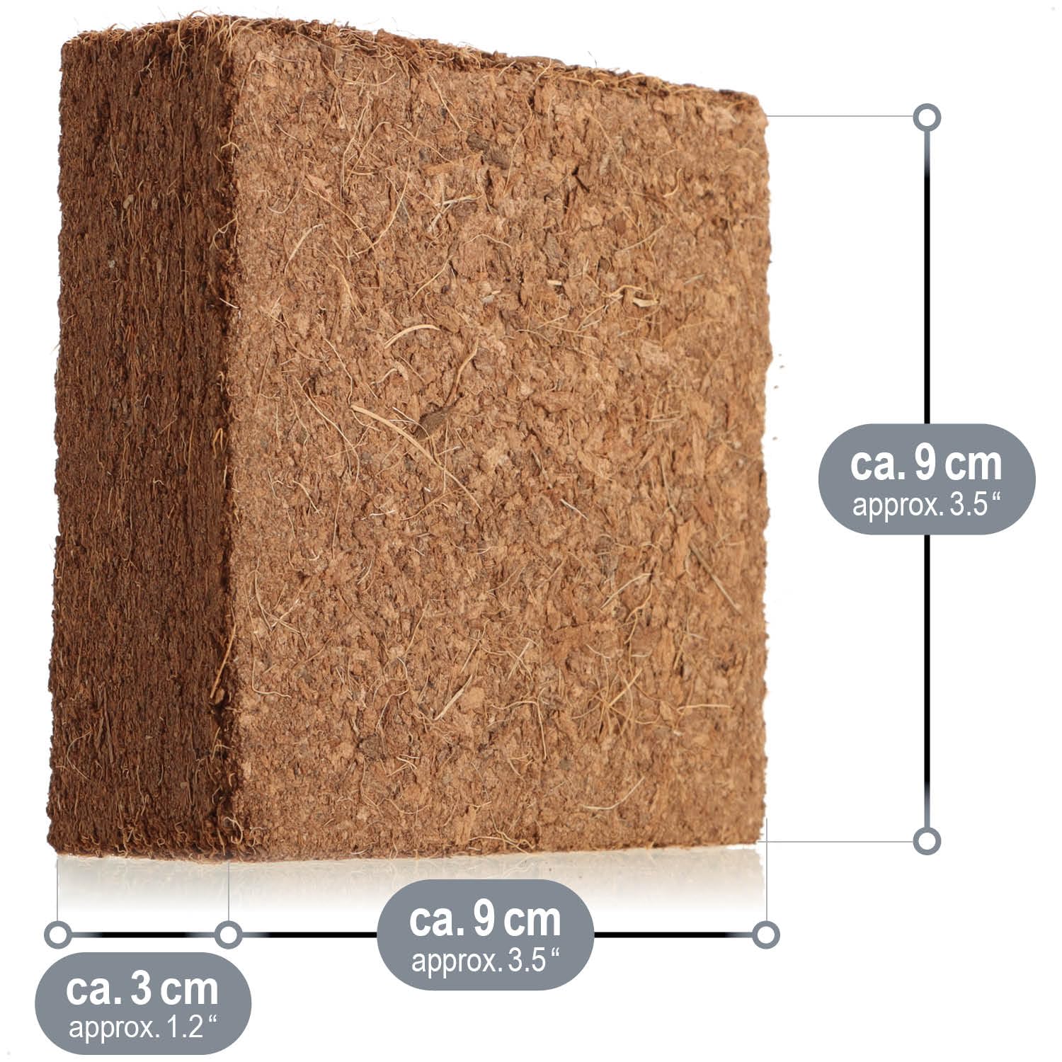 5 Mattoncini Di Fibra Di Cocco - Terriccio Biodegradabile Per Piante - Foto 2