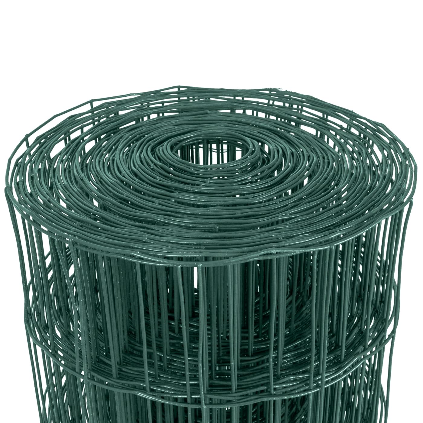VOSS.garden 25m Gitterzaun 120cm Premium Maschendrahtzaun 100x75mm Gartenzaun Grün Wetterfest Punktgeschweißt