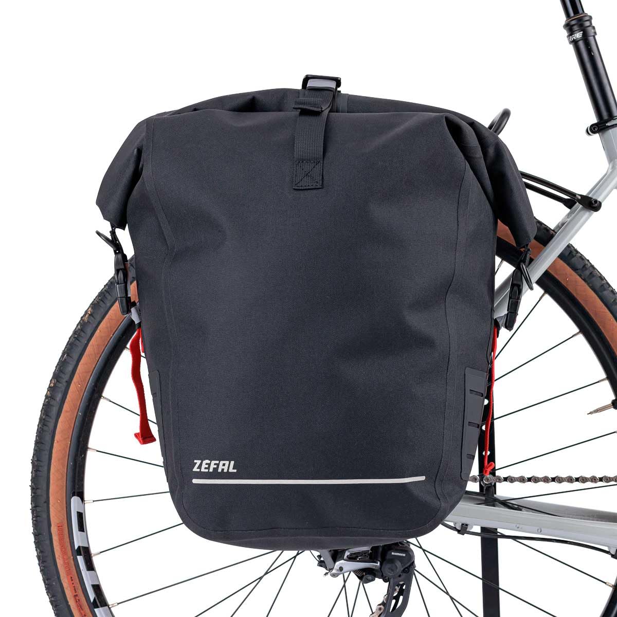 ZEFAL Z Traveler S20 Fahrradtaschen für Gepäckträger Wasserdicht 20 L - Universell Gepäckträgertasche - Widerstand Fahrradtasche Velcro - 995 g