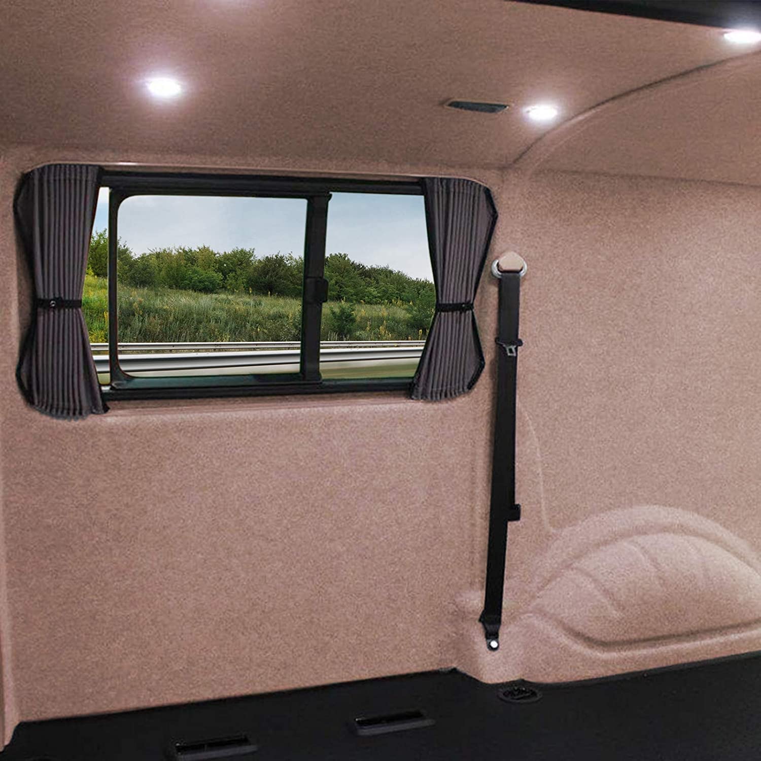 KARAT Fieltro - Bastelfilz - Tela para tapicería de vehículos Filz Stoff para revestimiento interior de automóviles Material en metros Filz para camper Renovación de vehículos recreativos Fieltro para