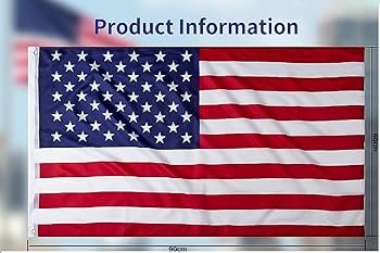 星条旗　W：149、H：91cm Amazon.co.jp: アメリカ国旗 USA 星条旗 2枚セット 60×90cm 米国
