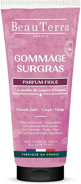 BeauTerra Gommage Surgras Parfum Figue 200 ml