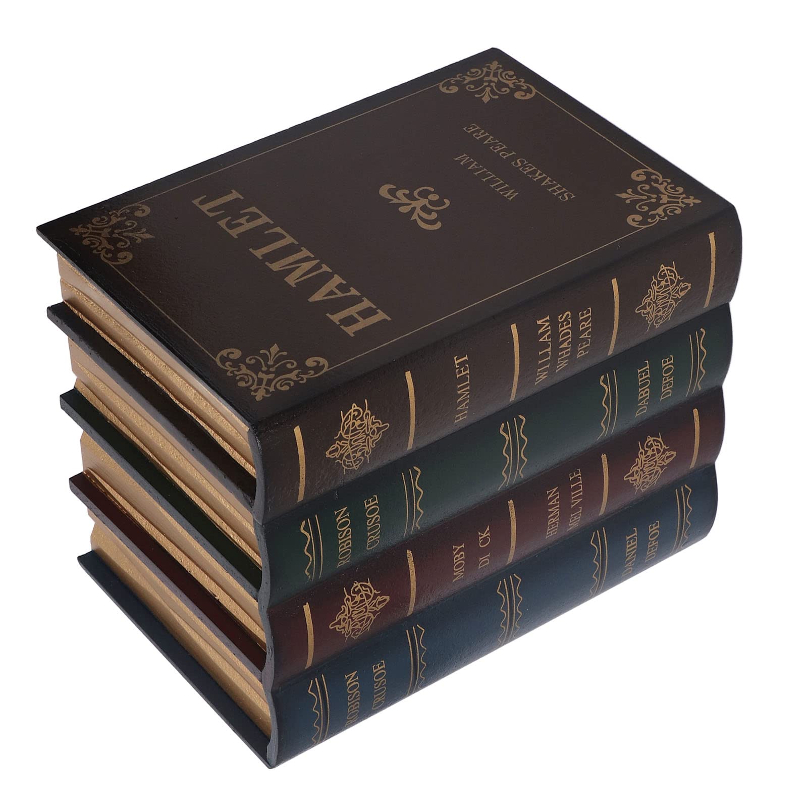 Yosoo Classic Book Shaped Trinket Storage Box - Decorative Modeling Board Case (Large)-image-8