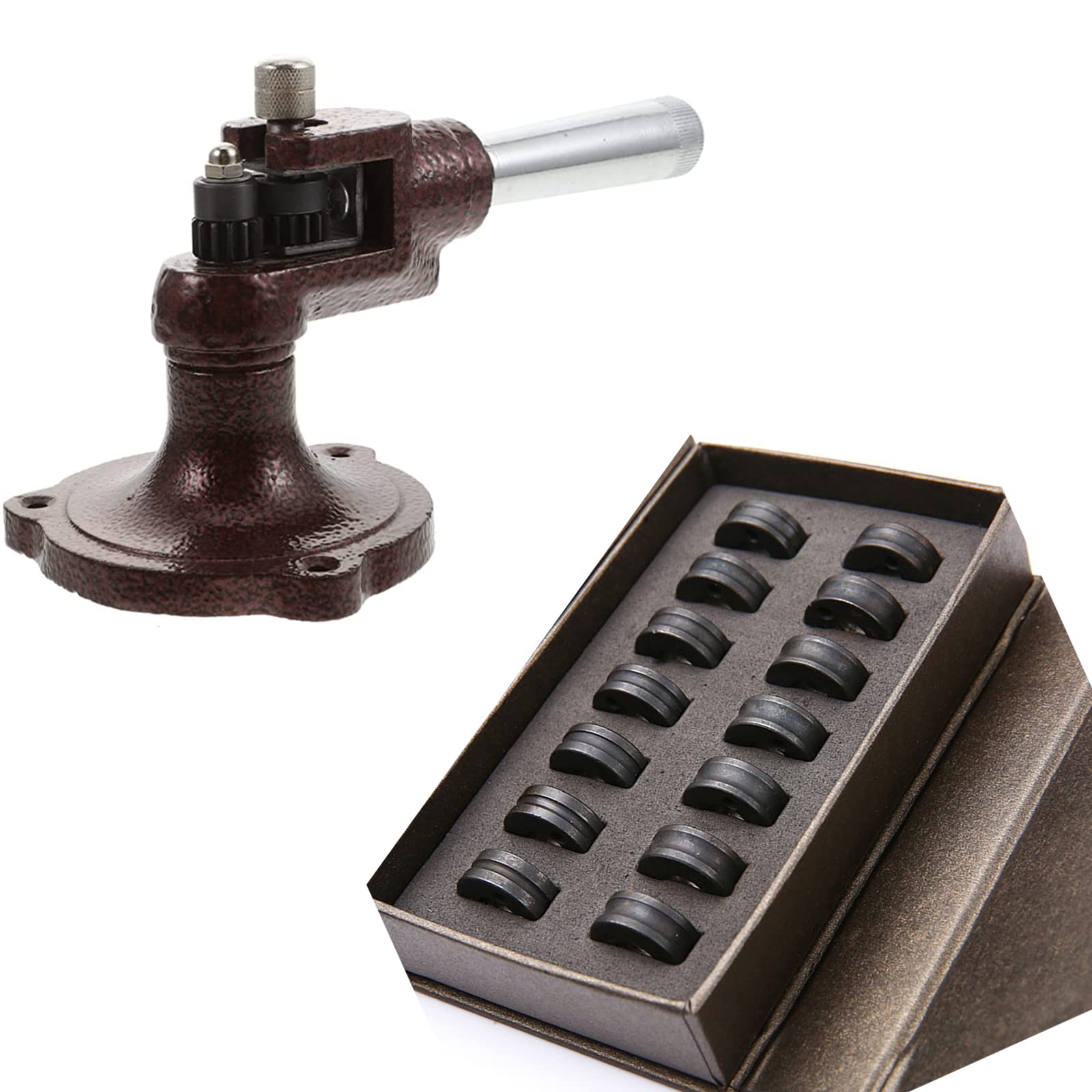 Ampliador de anillos que protege el engaste de piedra con 14 rodillos