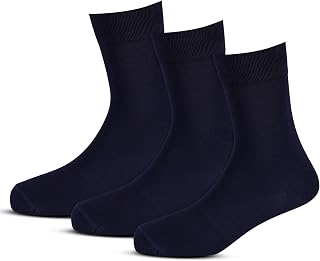 BAMBUGEAR Kids 100% Organic Bamboo Solid Calf Length Breathable, Moisture Absorbing, Sustainable & Natural Bamboo School/U... Price In India