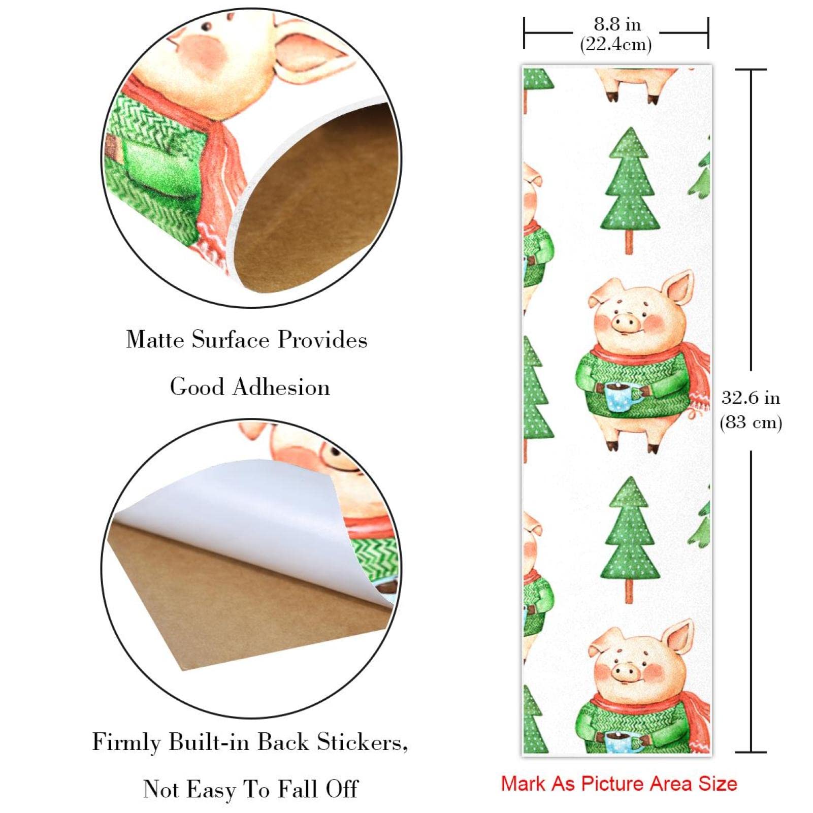 Hero Pig - Lot de 2 feuilles de papier abrasif pour skateboard et longboard - Motif arbre de Noël - Vert