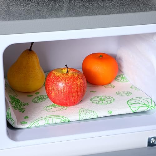 Miniatura 7 de 10 forros para refrigerador revestimiento absorbente para refrigerador revestimiento no adhesivo para cajones cocina hogar refrigerador gabinete