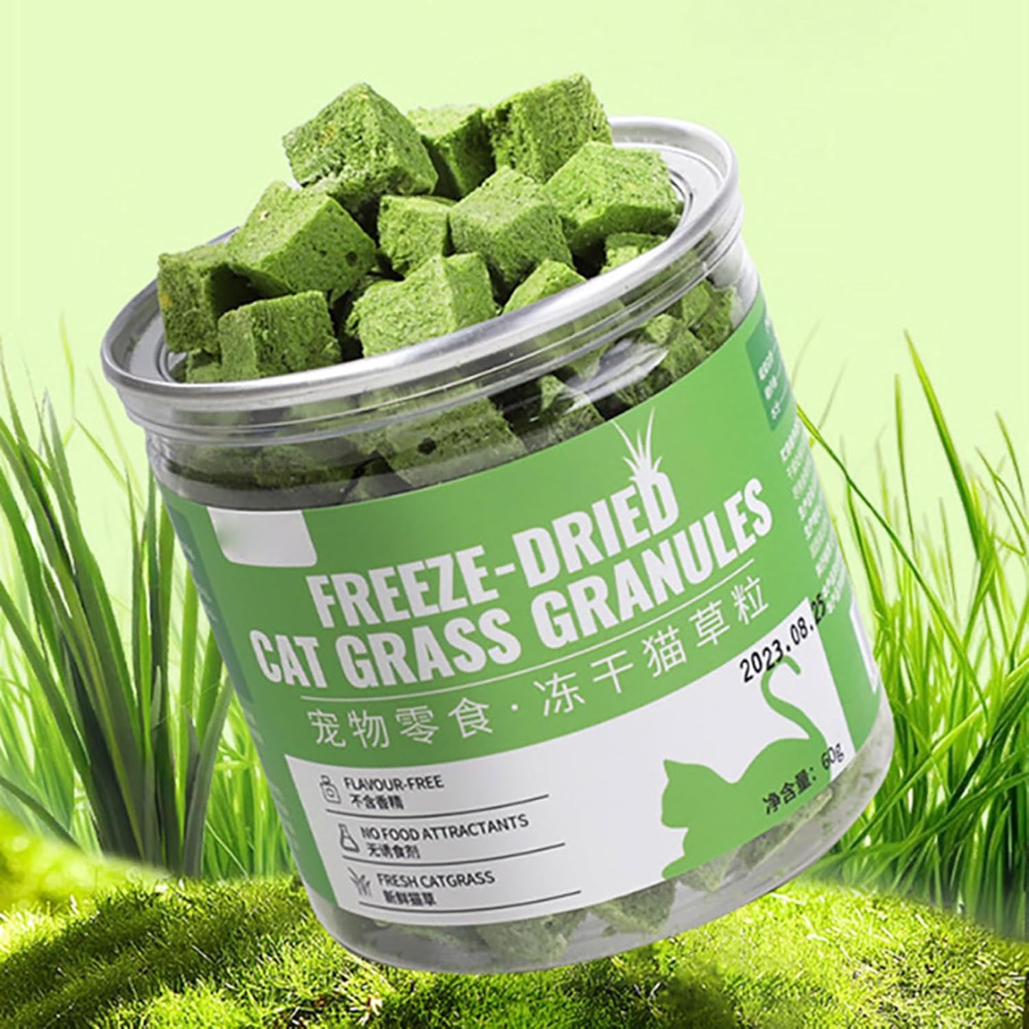 PTILSERY 1 Box Grass Kitten Natural Grass Chews Appetites Increase Hairball Control Health Licking Treats 7 71JBQtW sbL. AC SL1500