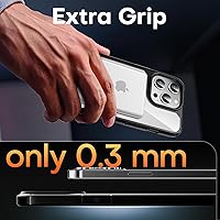 Vista 342 de TAURI Funda magnética 2 en 1 transparente para iPhone 14 Pro, compatible con Magsafe [no amarillenta] con protector de pantalla, protección de grado