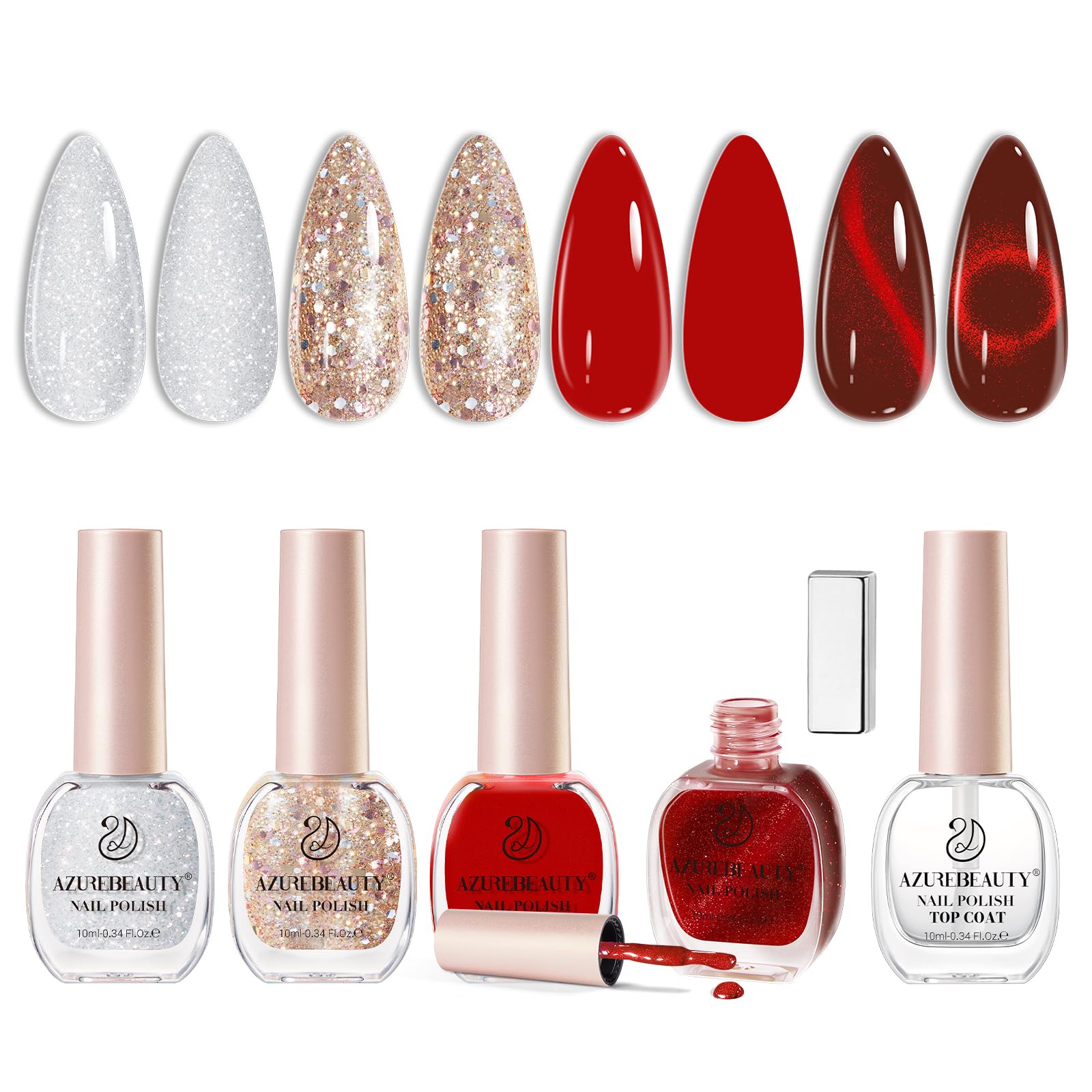 65% OFF AZUREBEAUTY Nail Polish Set--4 Pcs