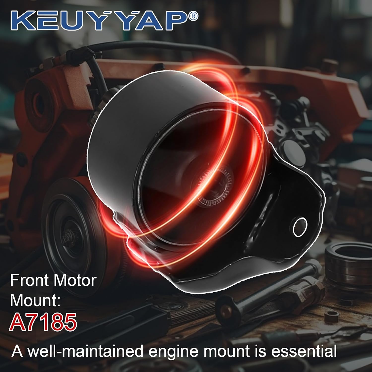 4Pcs Engine Motor Mount Compatible with Hyundai Elantra L4 2.0L 2007-2012 Transmission Mount Set, Replace A7167 A7155 A7185 A7148