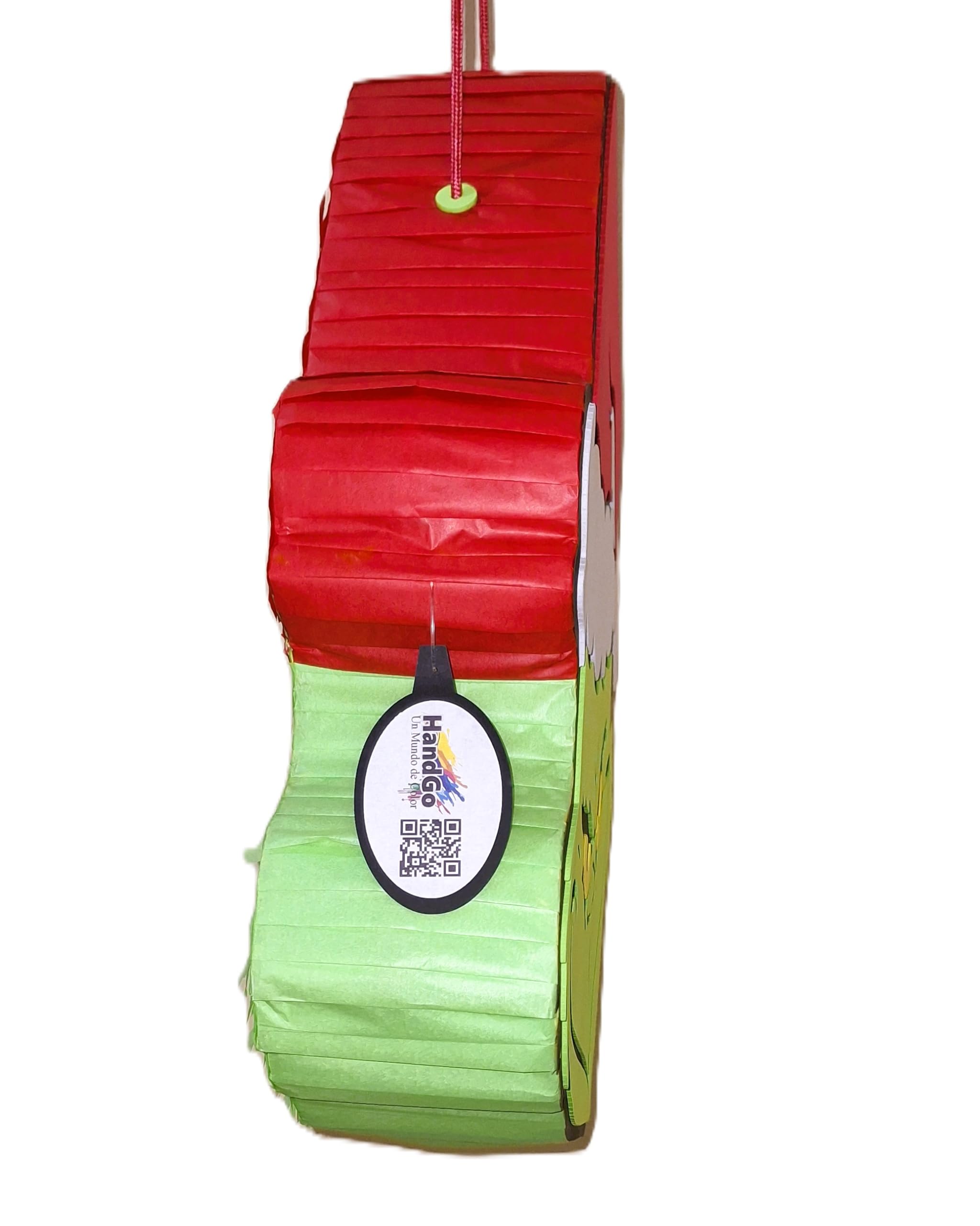 Piñata cumpleaños infantil hecha a mano Grinch (Pequeña 40x35x10 centimetros))