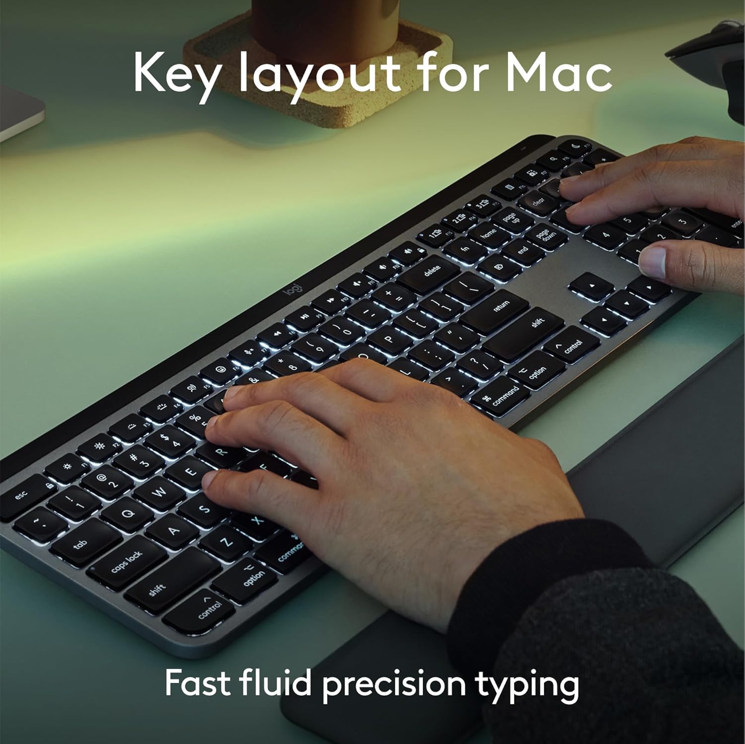 Logitech MX Keys S Clavier sans Fil - US INT'L QWERTY