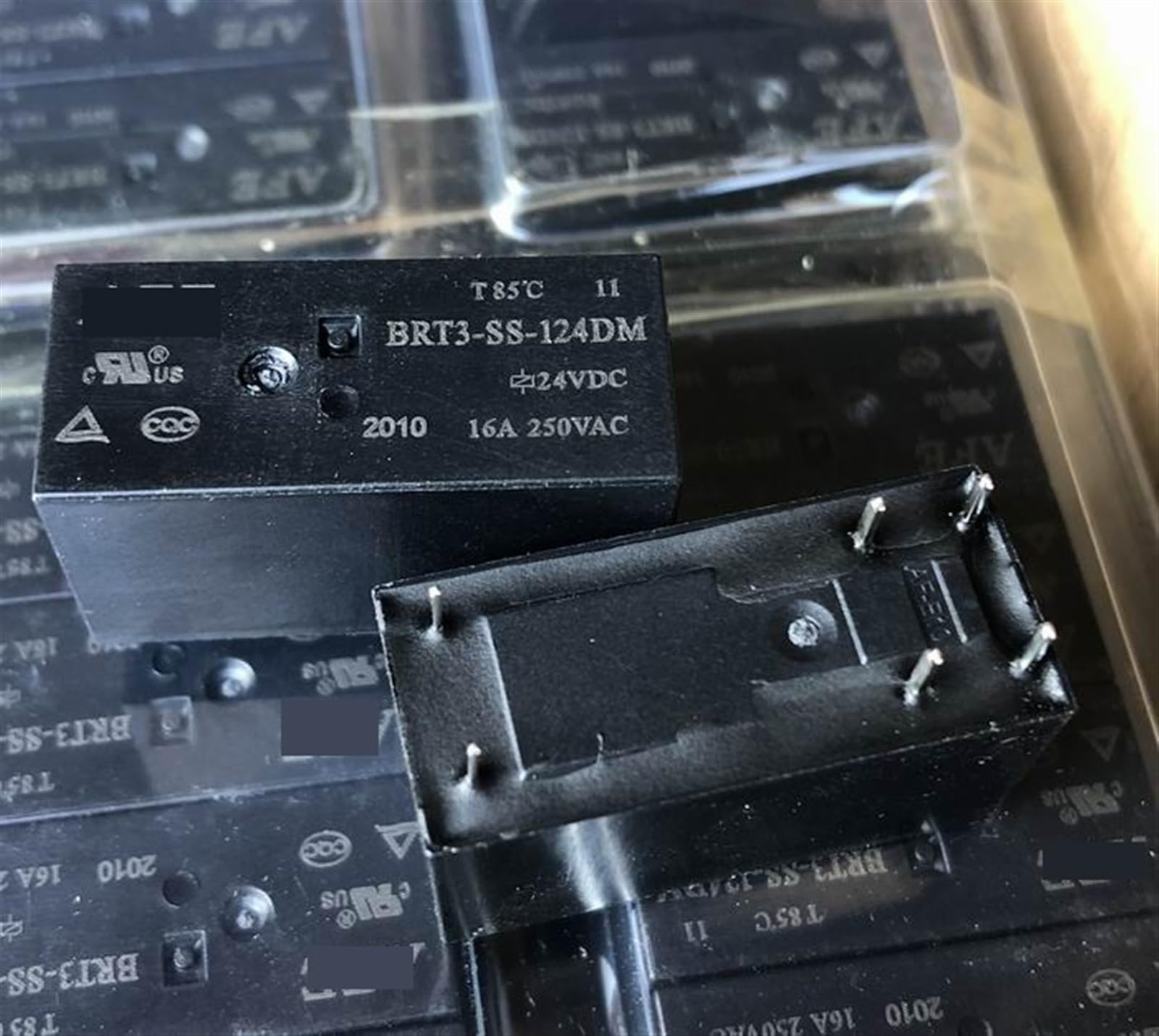 Relais 6 broches 115F-1A-6P 16A BRT3-SS-124DM pour PCB
