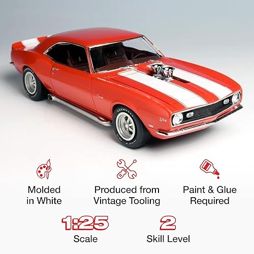 Miniatura 2 de AMT 1968 Chevy Camaro Z/28 Kit de modelo a escala 1:25