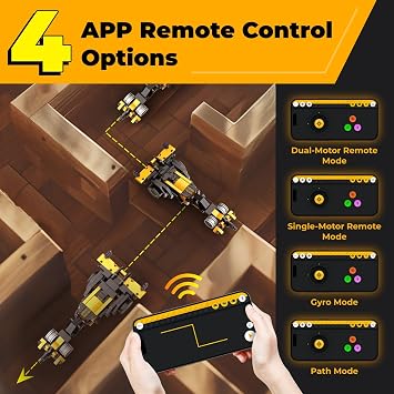 Apitor Robot R, STEM Toys for Kids Ages 6+, Coding Toys, Robot Building Kit