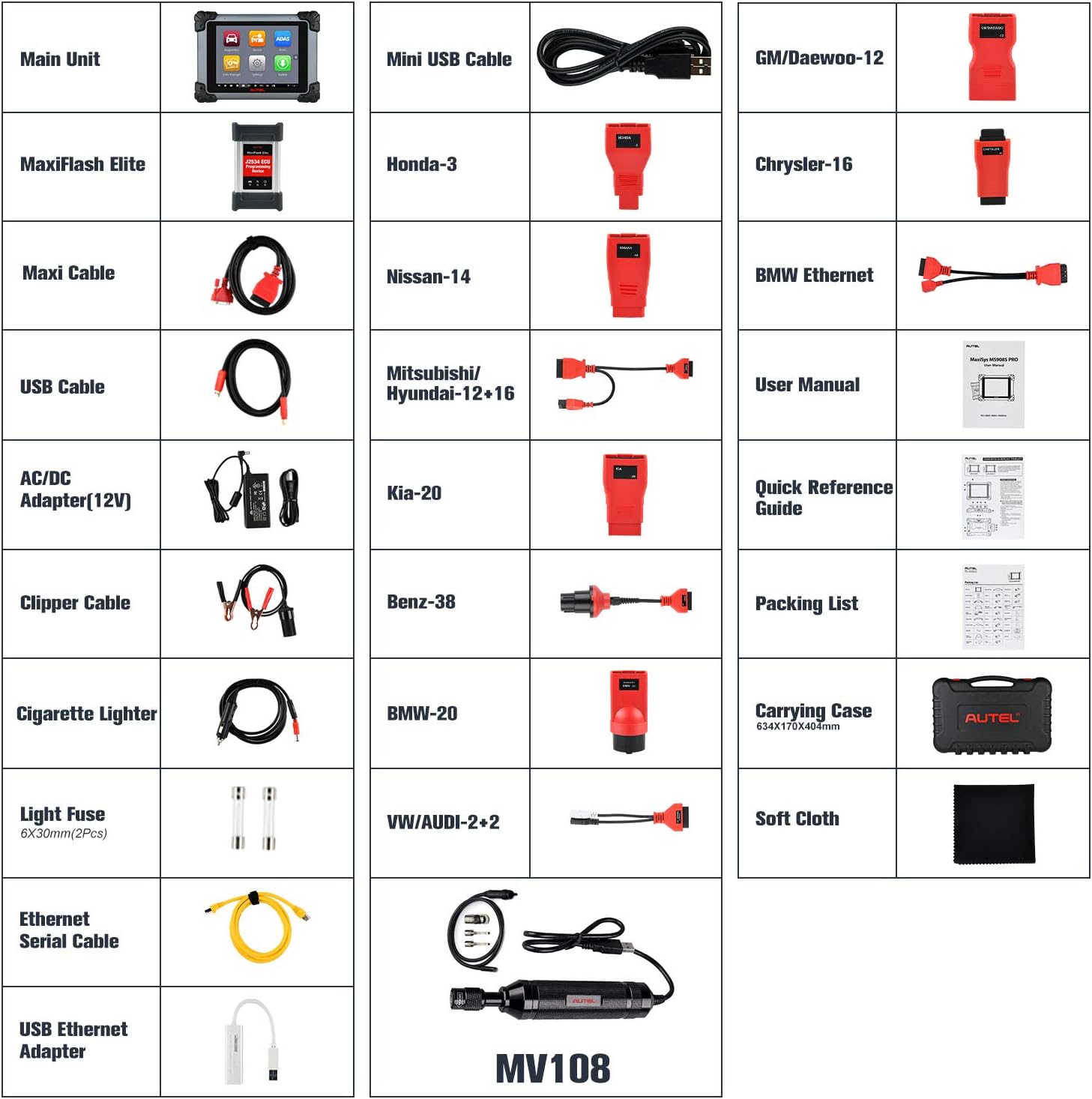 60% Off Discount Autel MaxiSys MS908S Pro Diagnostic Scan Tool with $60 MV108 for Workshops, Upgraded of Maxisys Elite/MK908P, ECU Programming and Online Coding, Full Diagnostics & 31+ Services, Bi-Directional Control