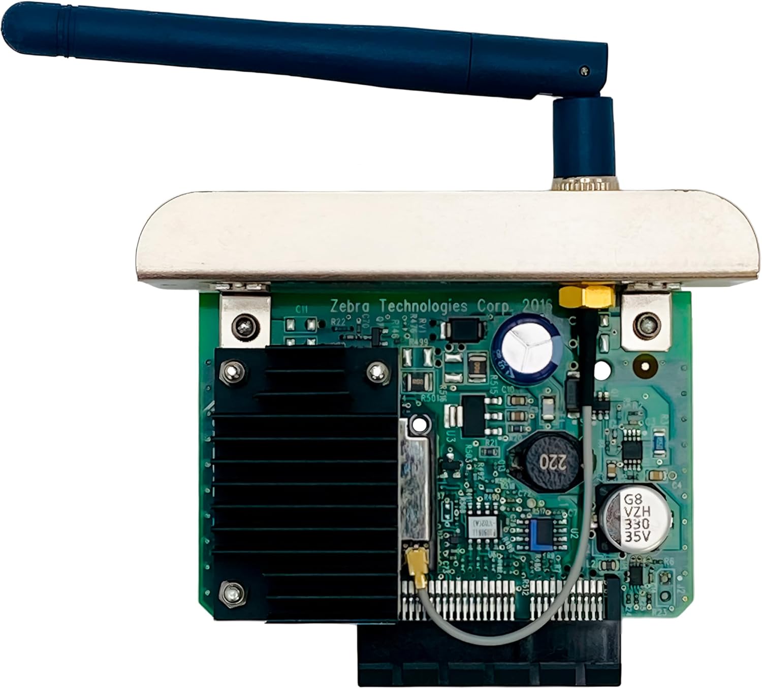 Zebra P1058930-097A WLAN WiFi Card Internal Printserver Option Wireless Module PCB Board with Antenna for ZT200 ZT400 Series ZT210 ZT220 ZT230 ZT410 ZT420 USA and Canada Thermal Label Printers