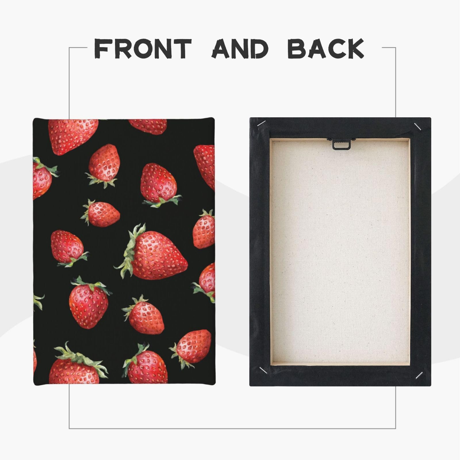 テクスチャーアート　絵画　インテリアアート　立体　花　絵　いちご　北欧　イチゴ テクスチャーアート 絵画 インテリアアート 立体 花 絵 いちご 北欧