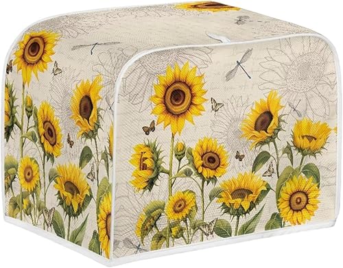 Vista 216 de Cubierta para tostadora de cocina, protector para hornear se adapta a la mayoría de tostadoras estándar de 4 rebanadas, mantiene la tostadora libre