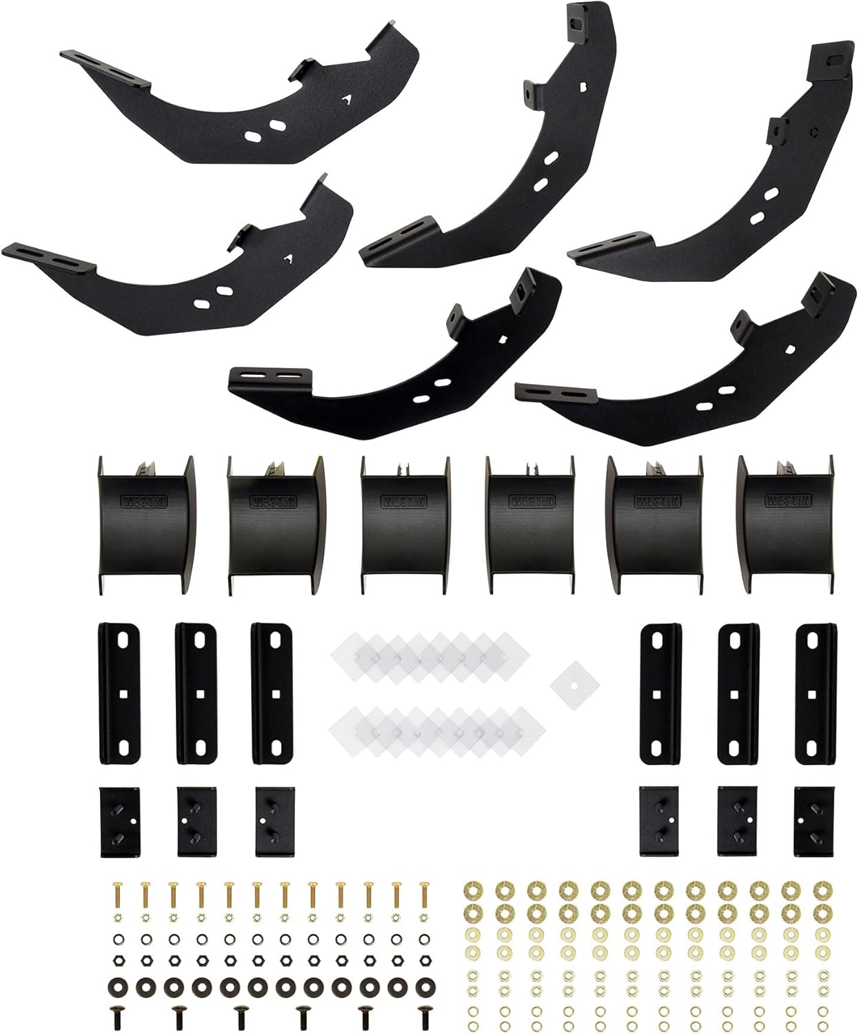 Westin 55-32375 HDX Running Boards fits 2015-2026 F-150 2022-2026 F-150 Lightning 2017-2026 F-250 F-350 F-450 F-550 Crew Cab Textured Black Pair