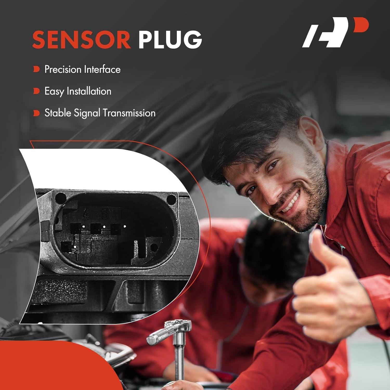 A-Premium Ride Height Level Sensor Compatible with Audi A8 Quattro 2002-2010, S8 2007-2010, Sedan, Rear Left Driver Side, Replace# 4E0616571D, 4E0616571E