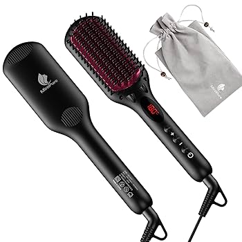 アイロンブラシ ダブルマイナスイオン ストレートブラシ Amazon.co.jp: MiroPure ストレートブラシ ヘアアイロン ダブル
