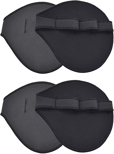 Angzhili 2 pares de guantes de entrenamiento deportivo, agarres antideslizantes para gimnasio, almohadillas de agarre de neopreno, almohadillas de