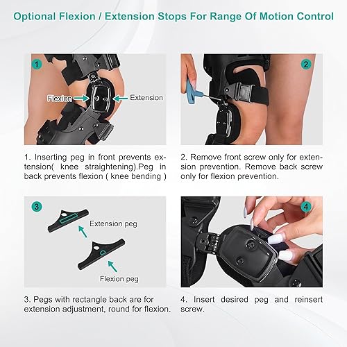 Miniatura 5 de Rodillera OA Unloader para dolor de artritis, osteoartritis, reparación de defectos de cartílago, necrosis avascular, hueso en hueso dolor de