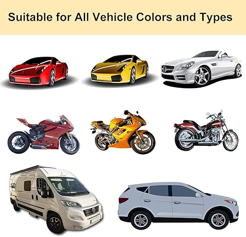 Miniatura 4 de NanoSparkle - Paño para arañazos de coche, removedor de arañazos de coche de tela nano brillante, 4 piezas de reparación de arañazos ligeros,