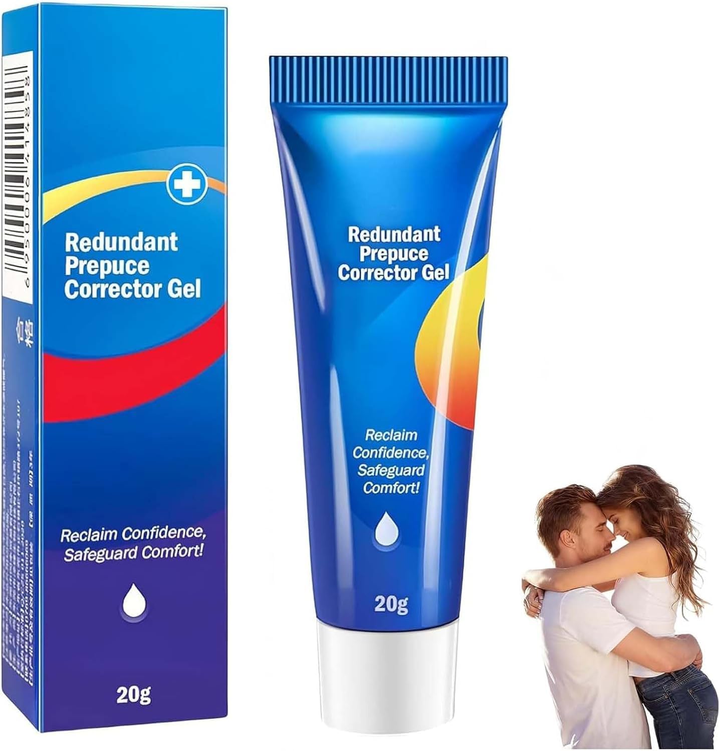 Redundant Pre-puce Corrector Gel,Phi-mosis Fore-skin Correction Gel Natural Ingredients,Phi-mosis Cream,Phimosis Cream for Men 1pcs