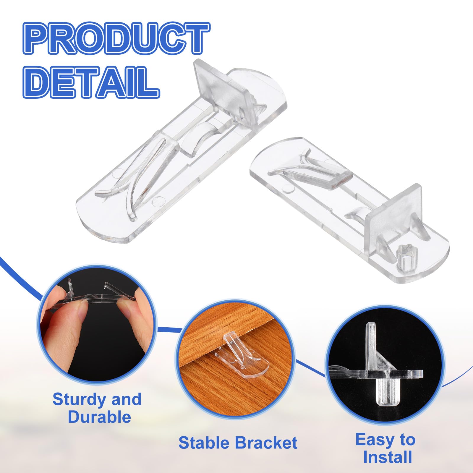 PATIKIL Locking Shelf Support Pegs - Image 3