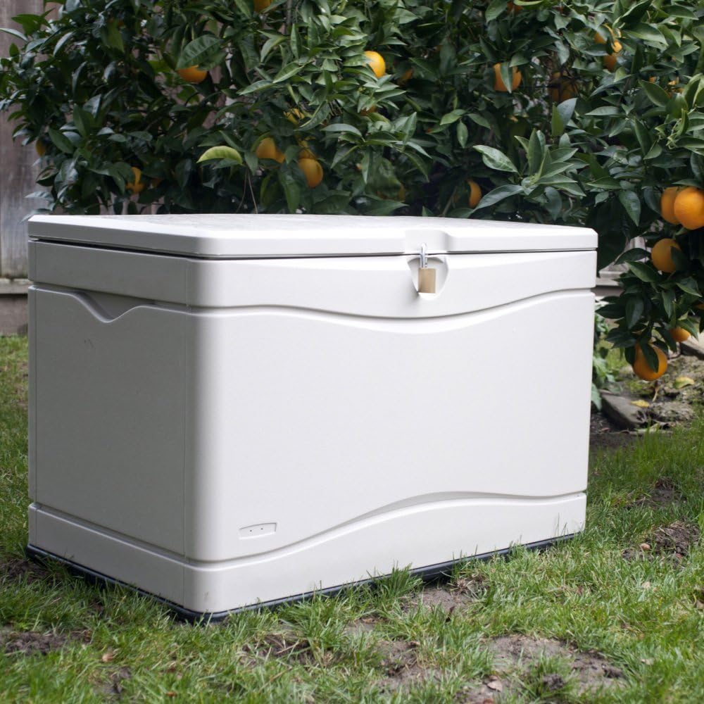 Lifetime 60012 Extra Large Deck Box, 130 Gallon, Desert Sand/Brown : Everything Else