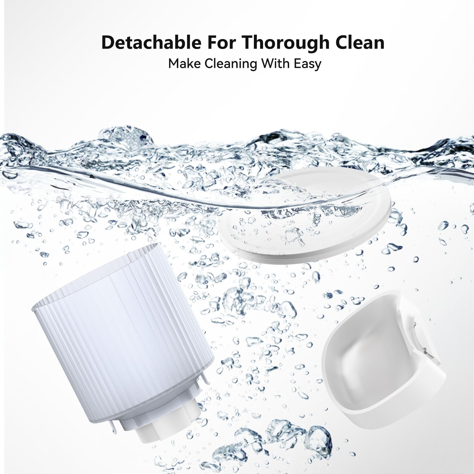 PETULTRA Automatic Cat Feeder: 4L Timed Cats Food Dispenser Programmable 1-6 Meal for Cat and Small Medium Dog- Auto Pet Feeder Easy to Set Up Dual Power Supply with Desiccant Bag| Detachable Washable