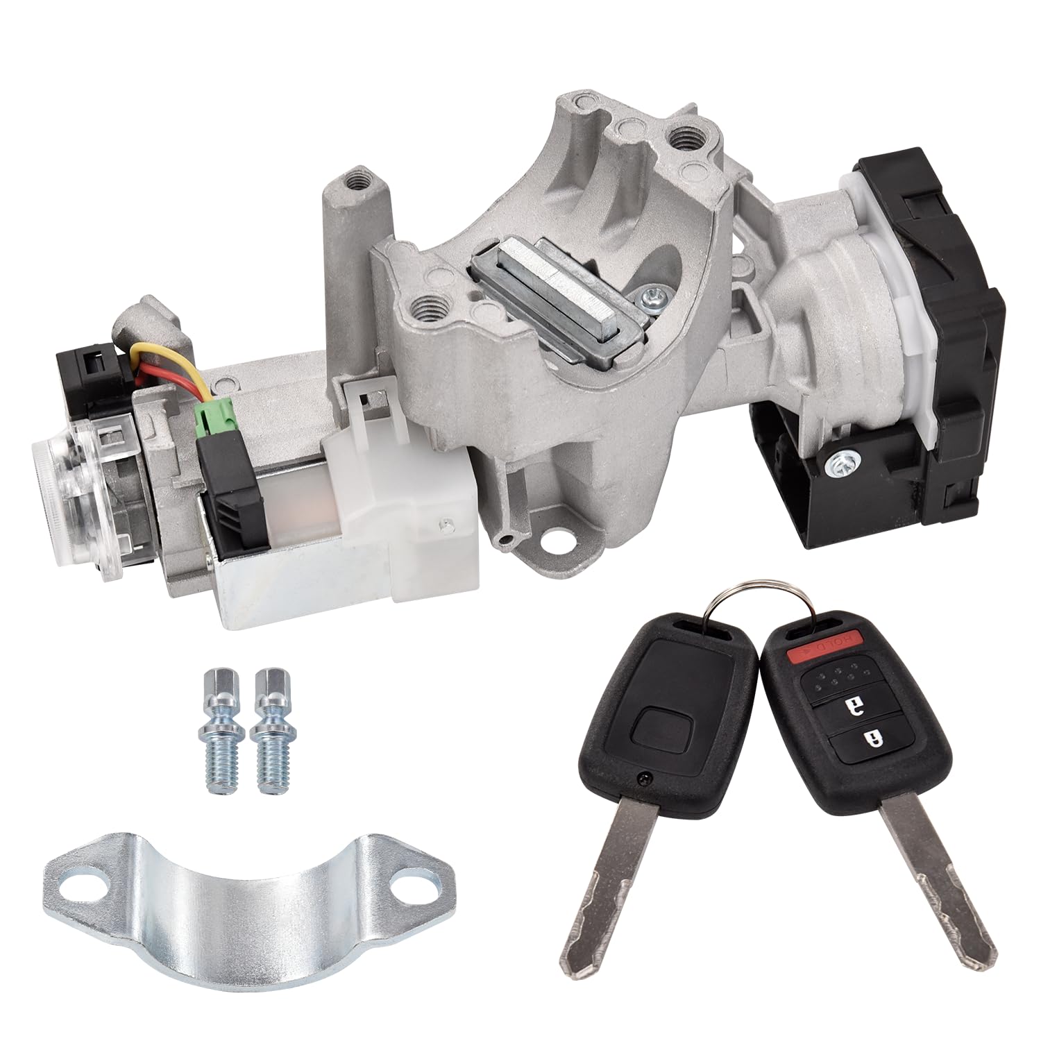 39730-T2A-A0 Ignition Lock Cylinder Switch with 2 Remote Key (Without chip) Compatible with Honda Accord 2013 2014 2015 2016 2017 2.0L 2.4L 3.5L